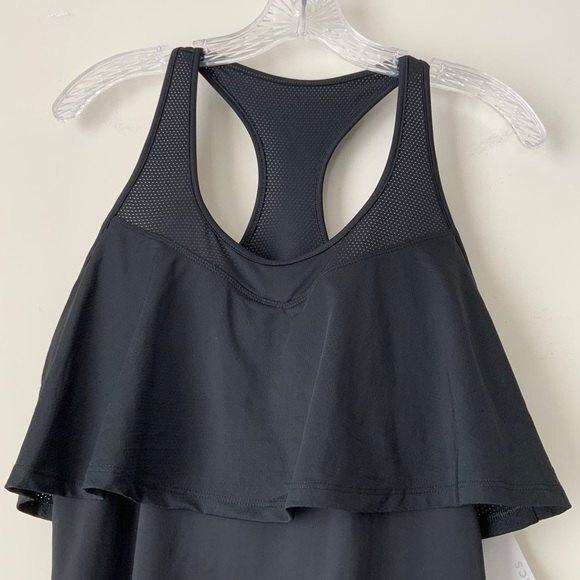 Fabletics Tank Women M Black Ashlyn Double Up - Picture 4 of 6